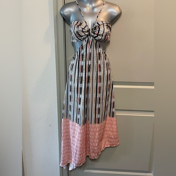 Anthropologie halter maxi cutoff dress - Picture 3 of 9